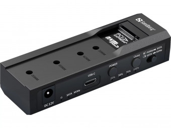 Sandberg USB 3.2 Cloner and Dock for M2 + NVMe + SATA Black
