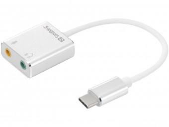Sandberg USB-C to Sound Link White