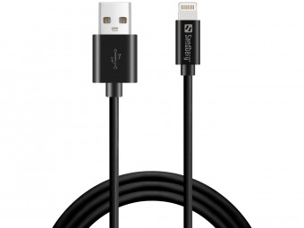 Sandberg USB>Lightning MFI 1m Black