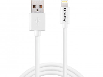 Sandberg USB>Lightning MFI 1m SAVER White
