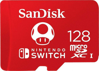 Sandisk 128GB microSDXC Class 10 UHS-1 U3 A1 For Nintendo Switch