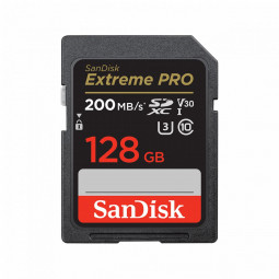 Sandisk 128GB SDXC Class 10 U3 V30 Extreme Pro
