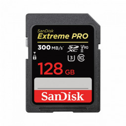 Sandisk 128GB SDXC Extreme Pro UHS-II CL10 U3 V90