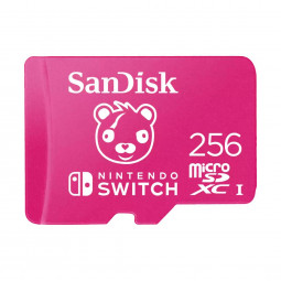 Sandisk 256GB microSDXC Class10 UHS-1 Nintendo Switch Fortnite Edition Cuddle Team