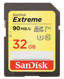 Sandisk 32GB SDHC Extreme U3 Class10 V30