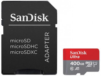 Sandisk 400GB microSDXC Ultra Android Class 10 UHS-I U1 A1 + adapter