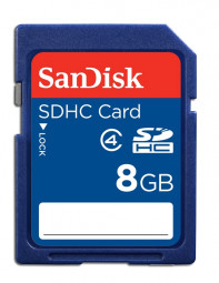 Sandisk 8GB  SDHC Class4
