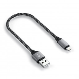 Satechi USB-A to Lightning Cable 0,25m Space Grey
