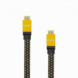 SBOX HDMI Male - HDMI Male 2.0 HQ 100% Copper 1,5m Black/Yellow