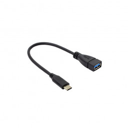 SBOX USB A Female -> TYPE-C Male adapter Black