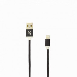 SBOX USB A Male -> Lightning cable 1,5m Black