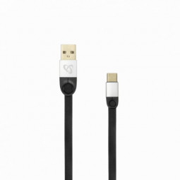SBOX USB A Male -> TYPE-C Male 1,5m 2.4A Cable Black
