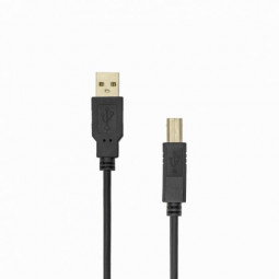 SBOX USB A Male - USB B Male cable 2m Black