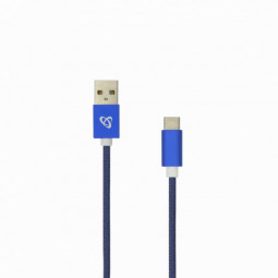 SBOX USB Male -> TYPE-C Male cable 1,5m Blue