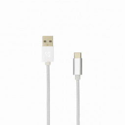 SBOX USB Male -> TYPE-C Male cable 1,5m White