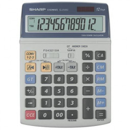 Sharp EL-2125C Asztali számológép Grey
