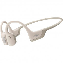 Shokz Operun Pro Premium Bone Conduction Open-Ear Endurance Wireless Bluetooth Headphones Beige