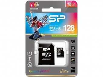 Silicon Power 128GB microSDXC UHS-I + adapterrel