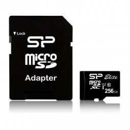 Silicon Power 256GB microSDXC UHS-I + adapter