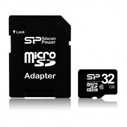 Silicon Power 32GB Micro Secure Digital Card CLASS 10 +adapterrel