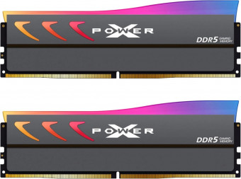 Silicon Power 64GB DDR5 6000MHz Kit(2x32GB) XPower Storm RGB Gray