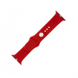 FIXED Silicone strap for Apple Watch 42 mm/44 mm, red