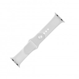 FIXED Silicone strap for Apple Watch 42 mm/44 mm, white