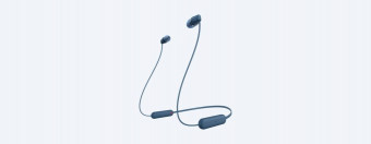 Sony WI-C100 Wireless Bluetooth Headset Blue