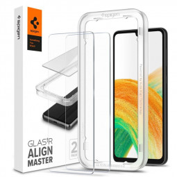 Spigen AlignMaster Glas.tR 2 Pack - Samsung Galaxy A33 5G