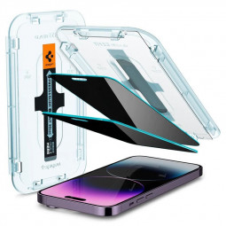 Spigen Glass EZ Fit Privacy 2 Pack - iPhone 14 Pro Max