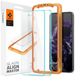 Spigen Glass tR AlignMaster 2 Pack for Google Pixel 8