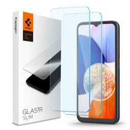Spigen Glass tR Slim 2 Pack Samsung Galaxy A25 5G/Galaxy A15/Galaxy A15 5G