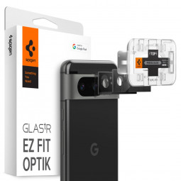 Spigen  Google Pixel 8 Glass tR EZ Fit Optik Black (2 Pack)
