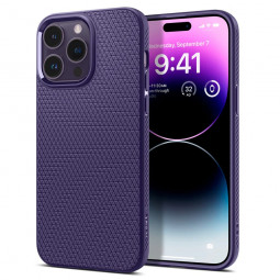 Spigen iPhone 14 Pro Max Case Liquid Air Purple