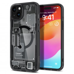 Spigen iPhone 15 Case Ultra Hybrid Zero One MagSafe (MagFit) Black