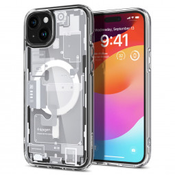 Spigen iPhone 15 Plus Case Ultra Hybrid Zero One MagSafe (MagFit) White