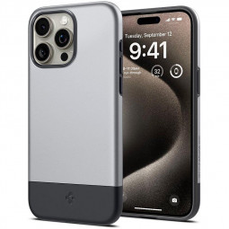 Spigen iPhone 15 Pro Case Style Armor MagSafe Classic Silver