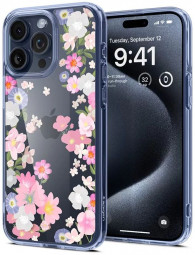 Spigen iPhone 15 Pro Case Ultra Hybrid Blossom