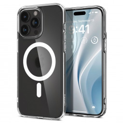 Spigen iPhone 15 Pro Case Ultra Hybrid MagSafe (MagFit) Frost Clear