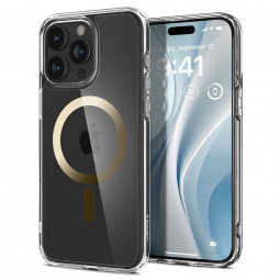 Spigen iPhone 15 Pro Case Ultra Hybrid MagSafe (MagFit) Gold