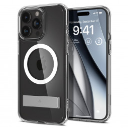 Spigen iPhone 15 Pro Case Ultra Hybrid S MagSafe (MagFit) Crystal Clear