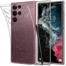 Spigen Liquid Crystal Glitter for Samsung Galaxy S22 Ultra Crystal Quartz