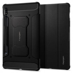Spigen Rugged Armor Pro, black - Samsung Galaxy Tab S7/S8
