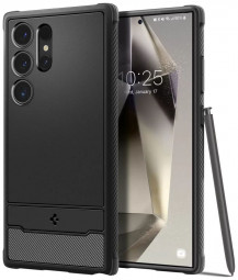 Spigen Rugged Armor Samsung Galaxy S24 Ultra Matte Black