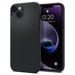 Spigen Silicone Fit MagSafe, black - iPhone 14 Plus