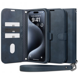 Spigen Wallet S Pro iPhone 15 Pro Max Navy