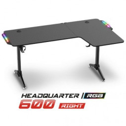 Spirit Of Gamer Headquarter 600 R Gaming Desk Black