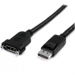 Startech Panel Mount DisplayPort Cable 1m Black