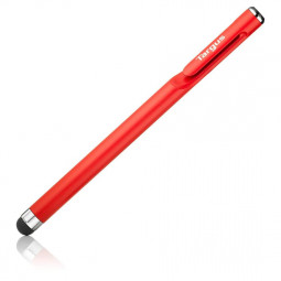 Targus Antimicrobial Smooth Stylus Pen For Smartphones and Touchscreens Red