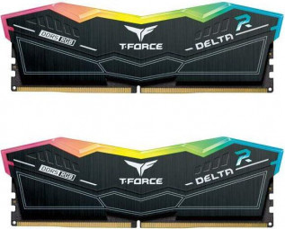 TeamGroup 32GB DDR5 6400MHz Kit(2x16GB) T-Force Delta RGB Black